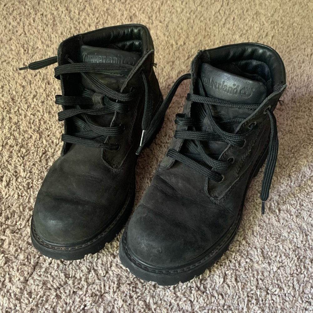Black Timberland Boots